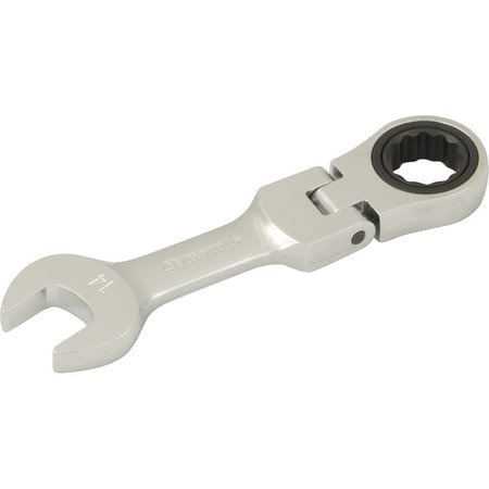 Dynamic Tools 14mm Stubby Flex Head Ratcheting Wrench D076314